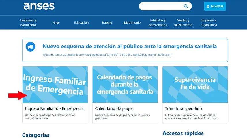 anses bono de emergencia - Cómo activar el bono de Emergencia