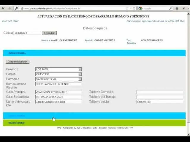 actualizar datos del bono - Cómo actualizar datos para el bono 2024