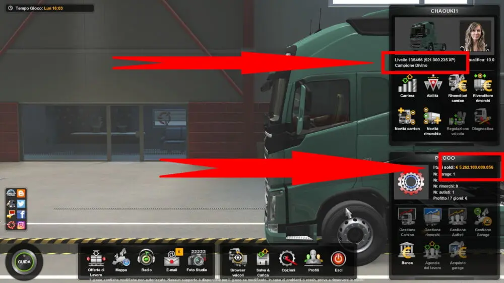 euro truck money - Cómo aumentar el nivel en ets2