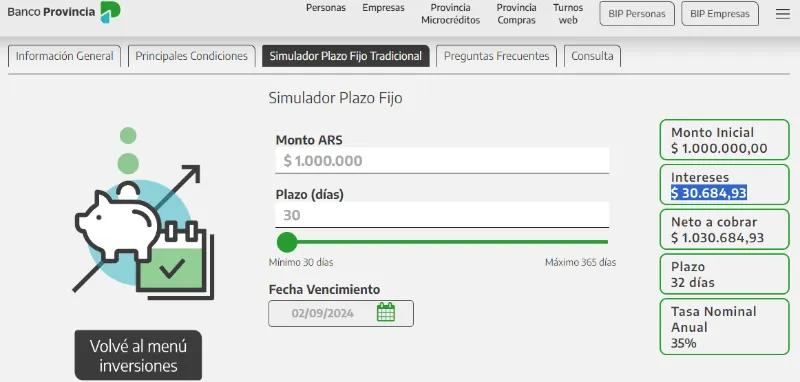 Calculadora de Intereses de Depósito Fijo: Banco Provincia - Guía Completa - Cómo calcular el interés del depósito fijo bancario calculo de intereses inversion banco provincia - Cómo calcular el interés del depósito fijo bancario