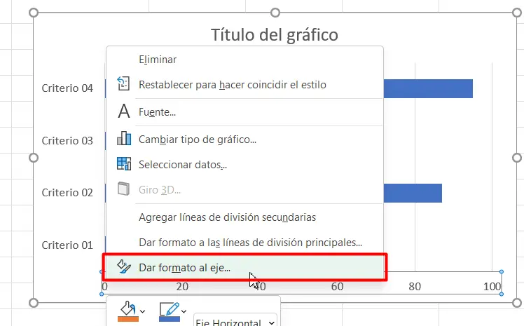 invertir grafico en excel - Cómo cambiar el orden de un gráfico en Excel