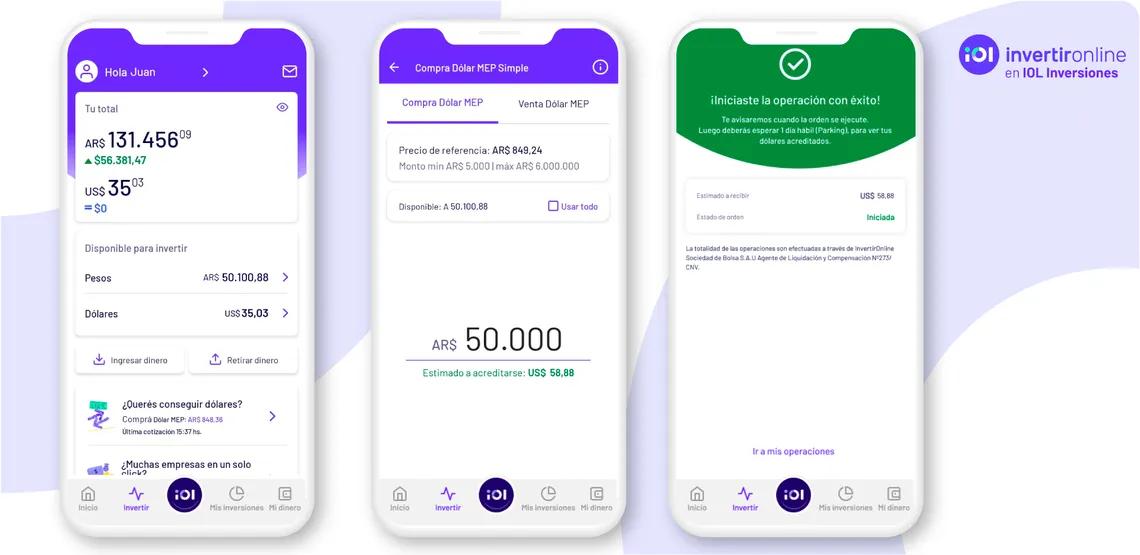invertir online dolar mep - Como comprar dólar mep invertironline