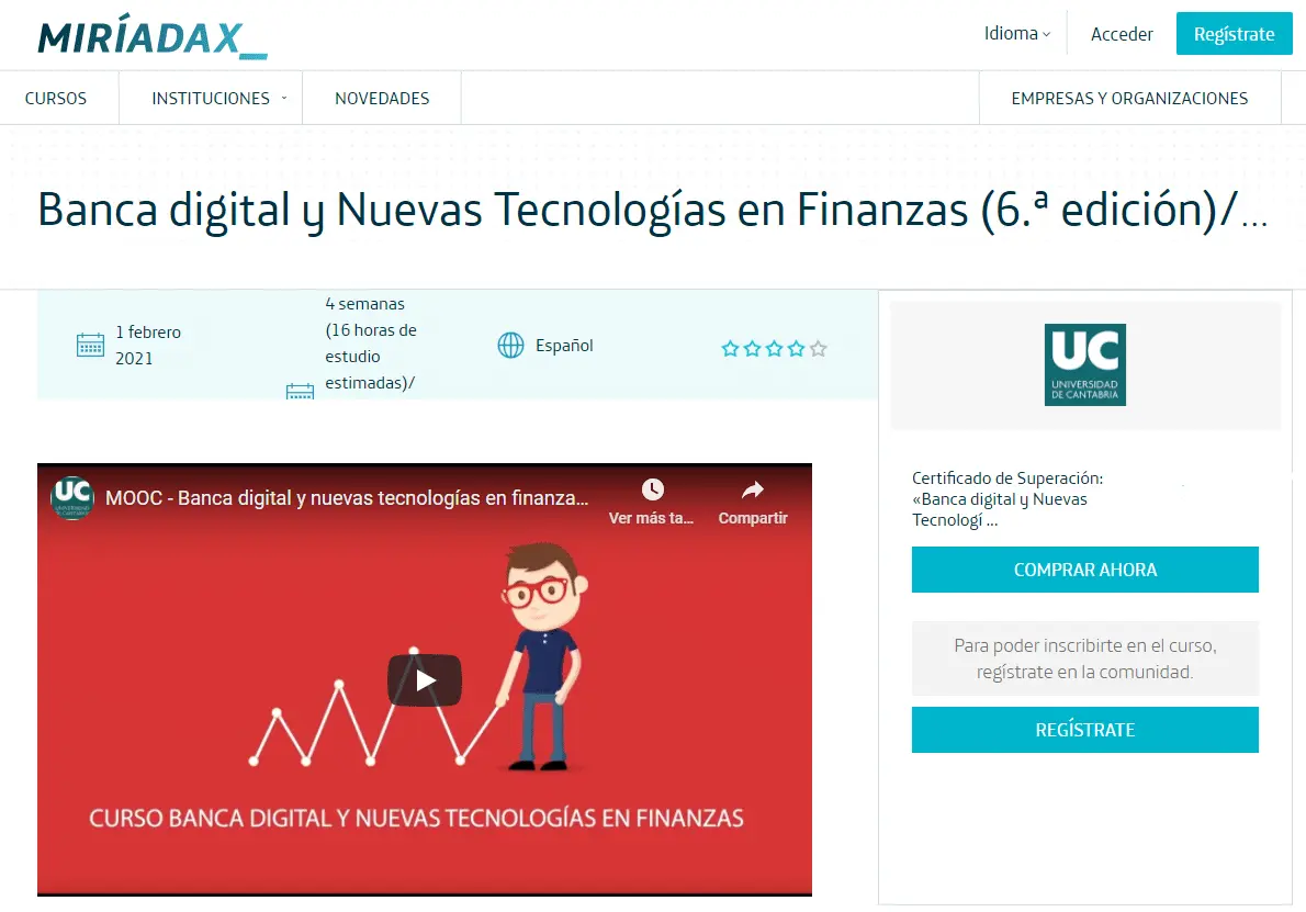 miriadax cursos de finanza - Cómo desbloqueo mi cuenta en Miriadax