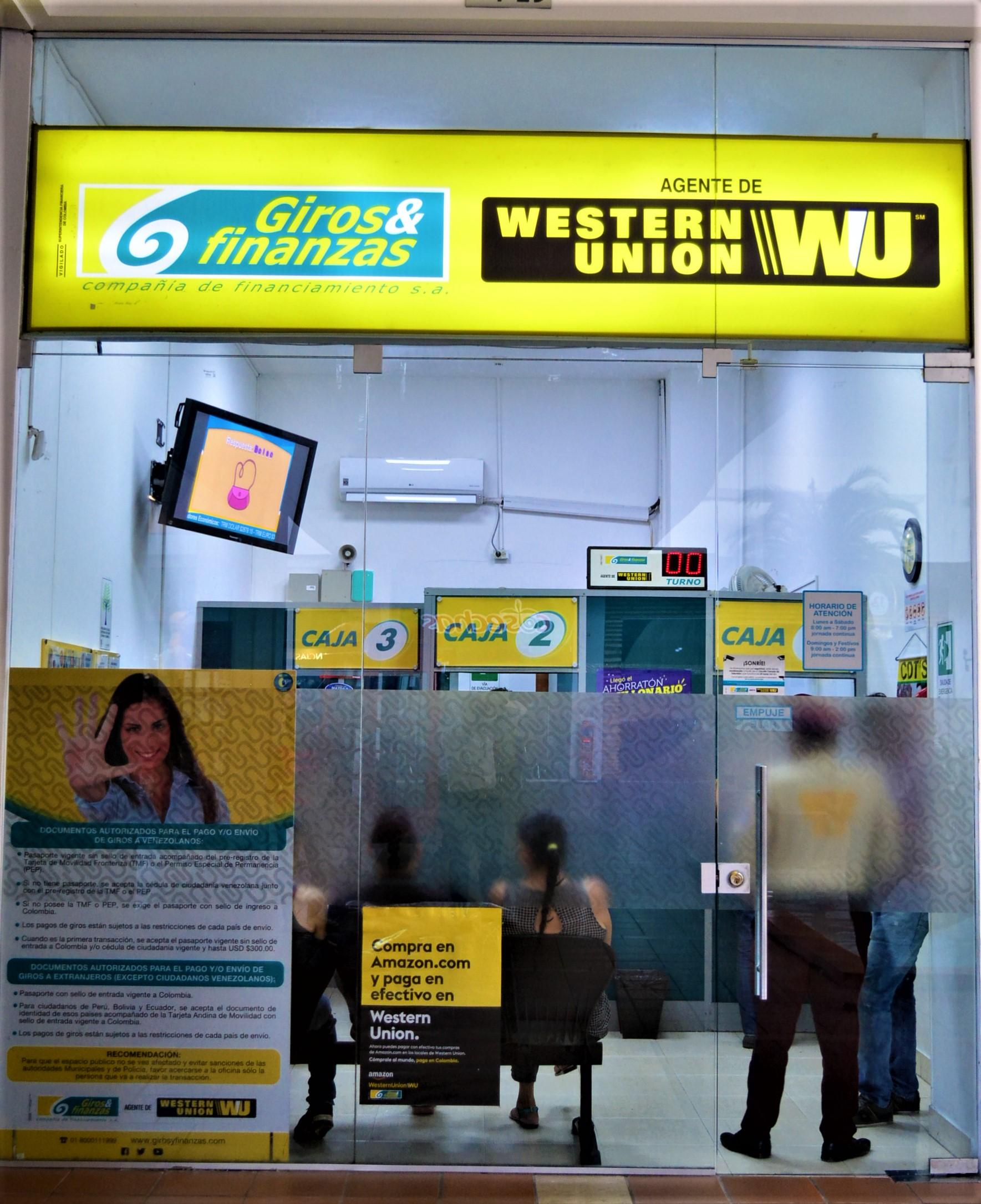 horario de giros y finanzas - Cómo llamar a Western Union en Colombia