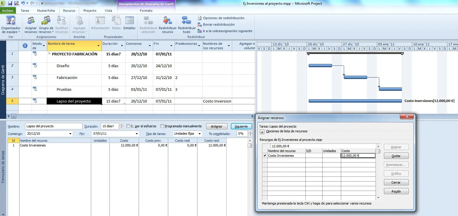 <b>Costo de Inversión</b> en Project: Guía Completa para Administrar tus Recursos - Cómo puedo ver el Costo del proyecto en Project costo de inversion ejemplo ms project - Cómo puedo ver el Costo del proyecto en Project
