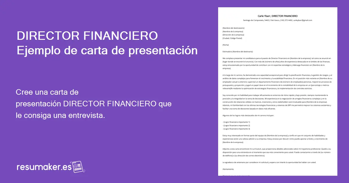 carta de presentacion para cv finanzas - Cómo redactar una carta de presentación para un empleo