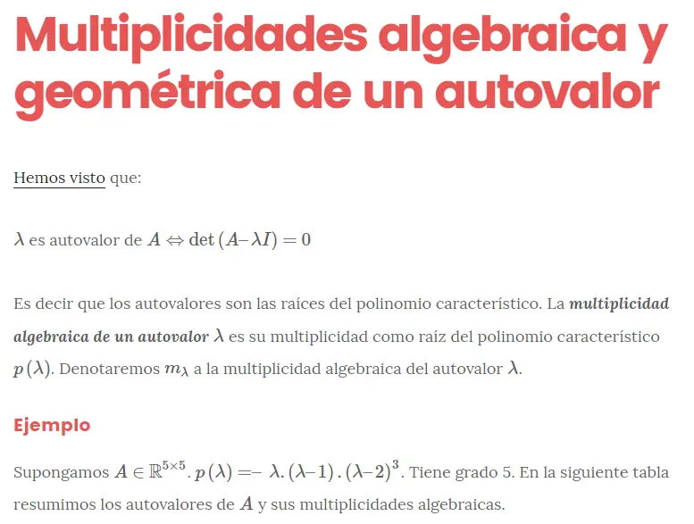 autovalor de una matriz inversa es no nulo - Cómo saber si un número es autovalor de una matriz