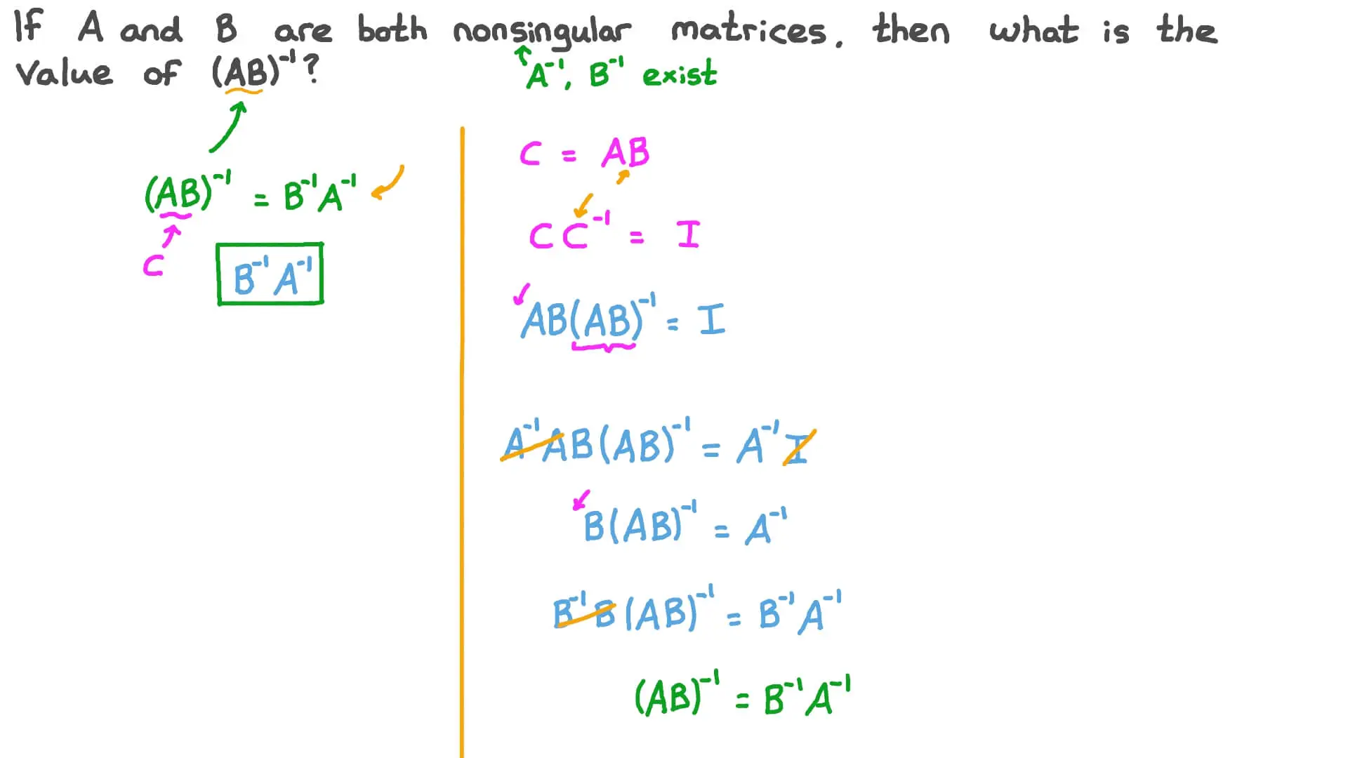 a b es inversible matrices - Cómo saber si un sistema es invertible