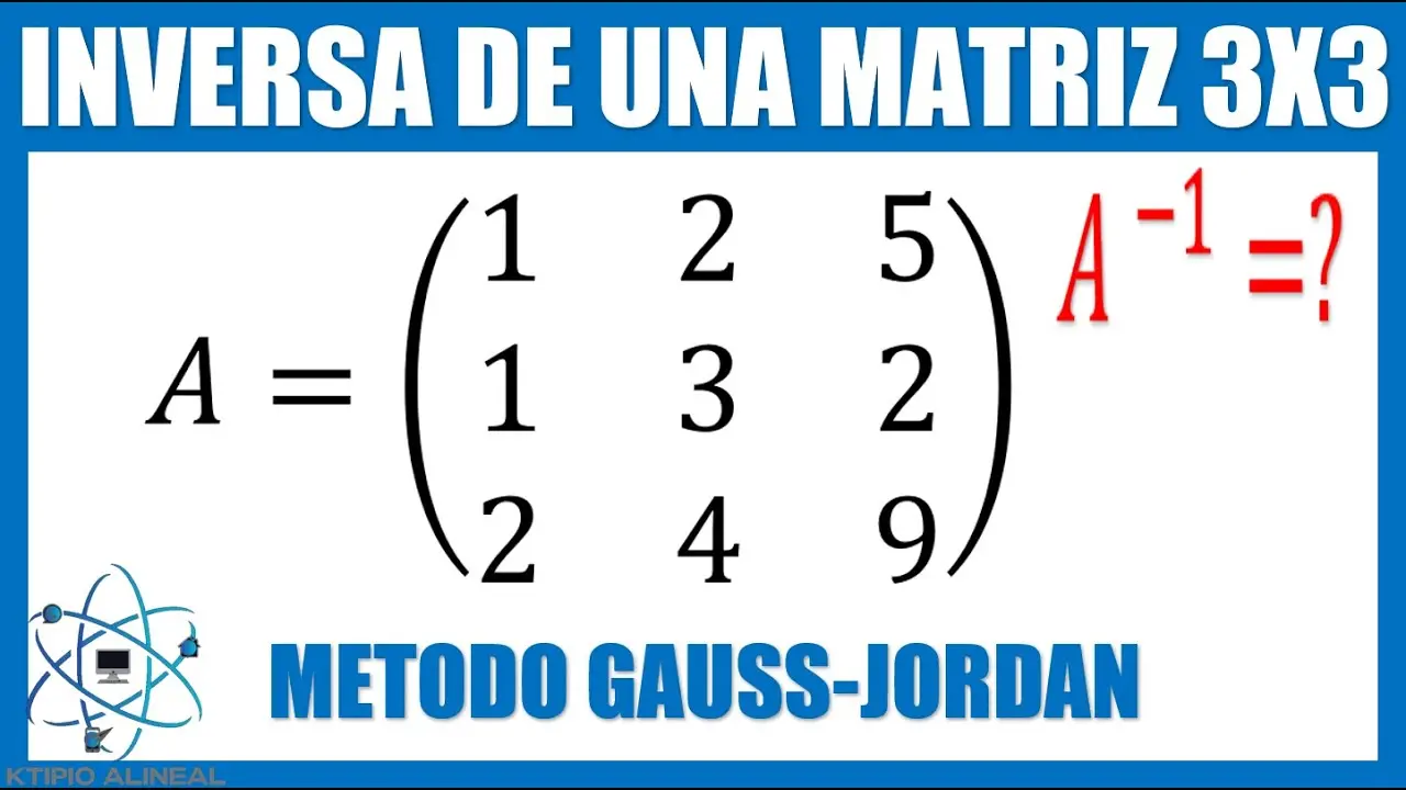 Método de Gauss-Jordan para calcular inversas: Una guía completa - Cómo sacar la inversa con Gauss-Jordan metodo gauss jordan inversa - Cómo sacar la inversa con Gauss-Jordan