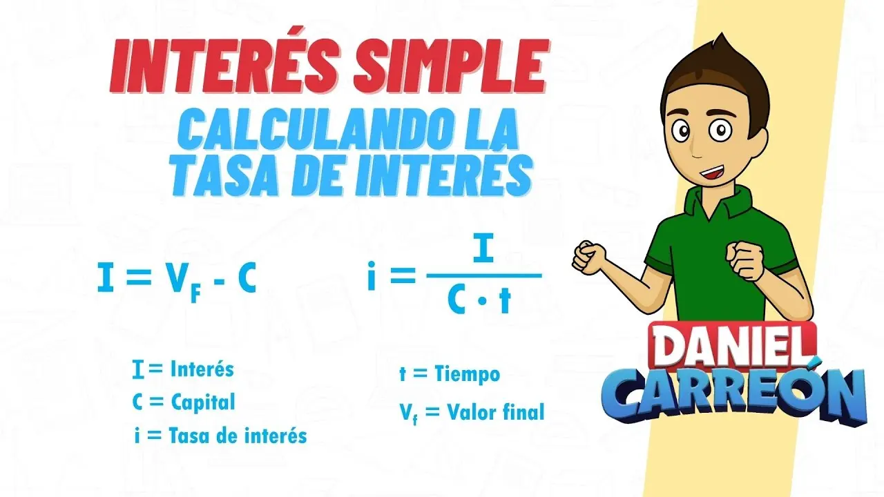 como calcular la tasa de interes anual de una inversion - Cómo se calcula una tasa de interés anual