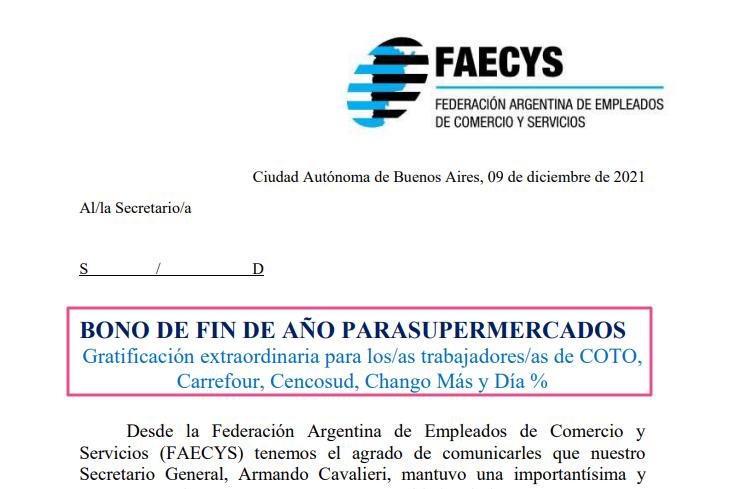 bono empleados de comercio 2021 - Cuál es el sueldo de un empleado de comercio en 2021