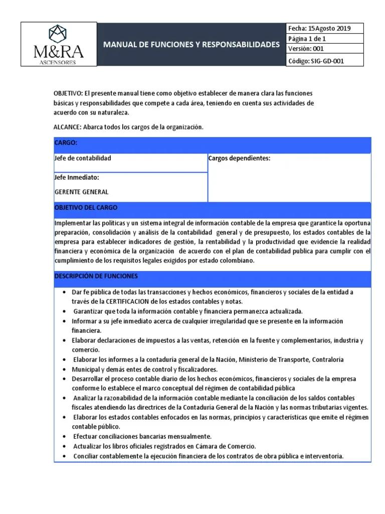 manual de funciones del departamento de administracion y finanzas - Cuál es la función del departamento de finanzas y administración