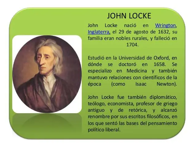 pensamiento sobre las finanzas locke - Cuál es la teoría de Locke