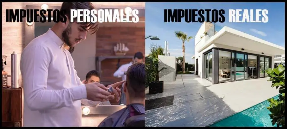 impuestos reales finanzas - Cuáles son los impuestos personales y reales