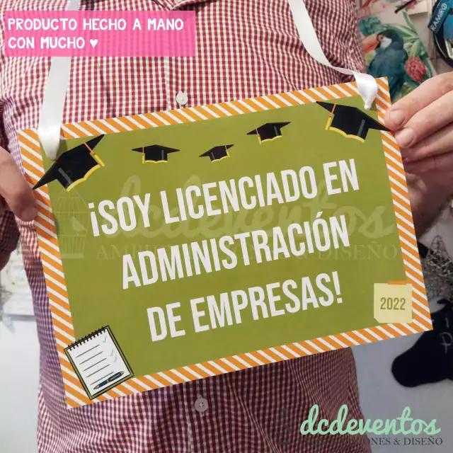 carteles de graduacion en finanzas - Cuánto mide un cartel de recibida