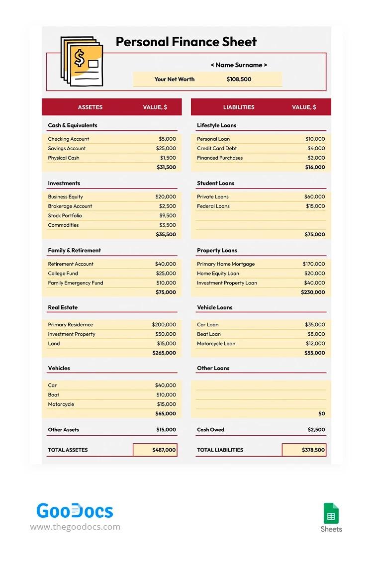 plantilla google doc online finanzas personales - Dónde encontrar plantillas para Google Docs