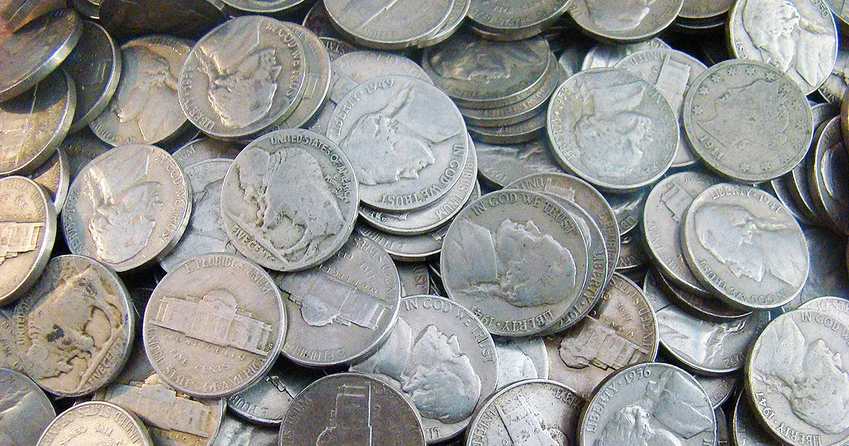 5 centavos de dolar 2005 - En qué año las monedas de cinco centavos tienen errores