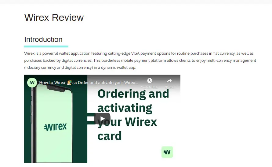 wirex criptomonedas - Es Wirex un banco real