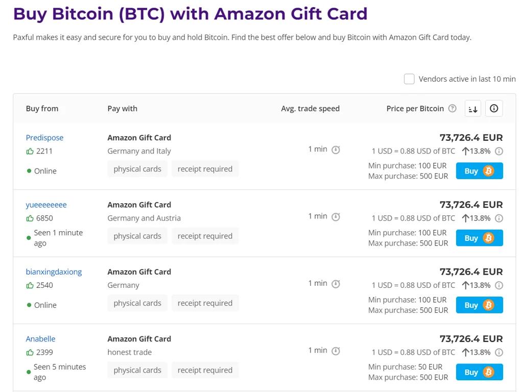 cambiar gift card amazon por bitcoin - Puedes usar una tarjeta de regalo de Amazon en Coinbase