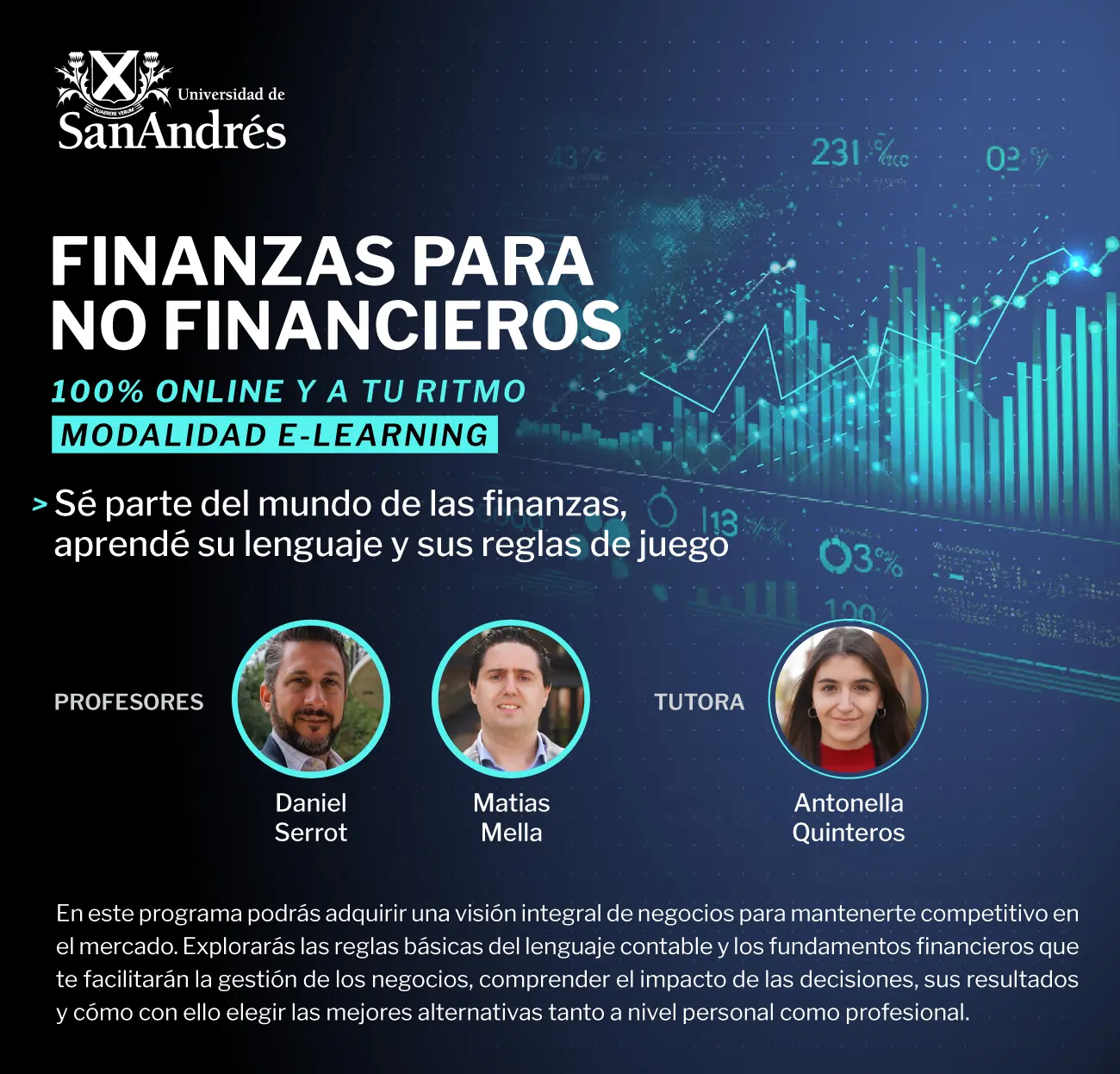 director de finanzas universidad san andres - Qué carreras se estudian en la Universidad de San Andrés