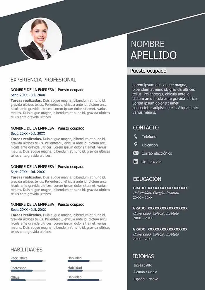 curriculum de un gerente de finanzas - Qué debe llevar el currículum de un gerente
