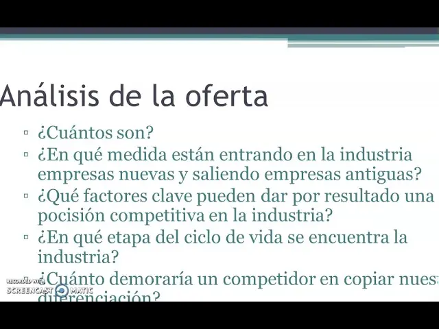 analisis de la oferta en un proyecto de inversion - Qué es el análisis de la oferta en un proyecto