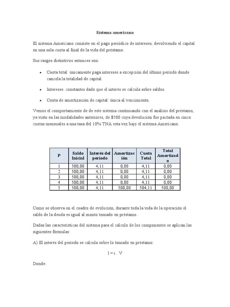 Sistema Americano de Amortización: Una Guía Completa - Qué es el sistema americano en contabilidad formula sistema americano finanzas - Qué es el sistema americano en contabilidad
