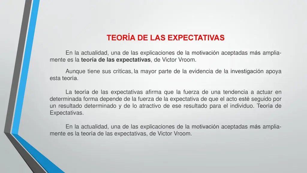 teoria de las expectativas finanzas - Qué es la teoría de las expectativas