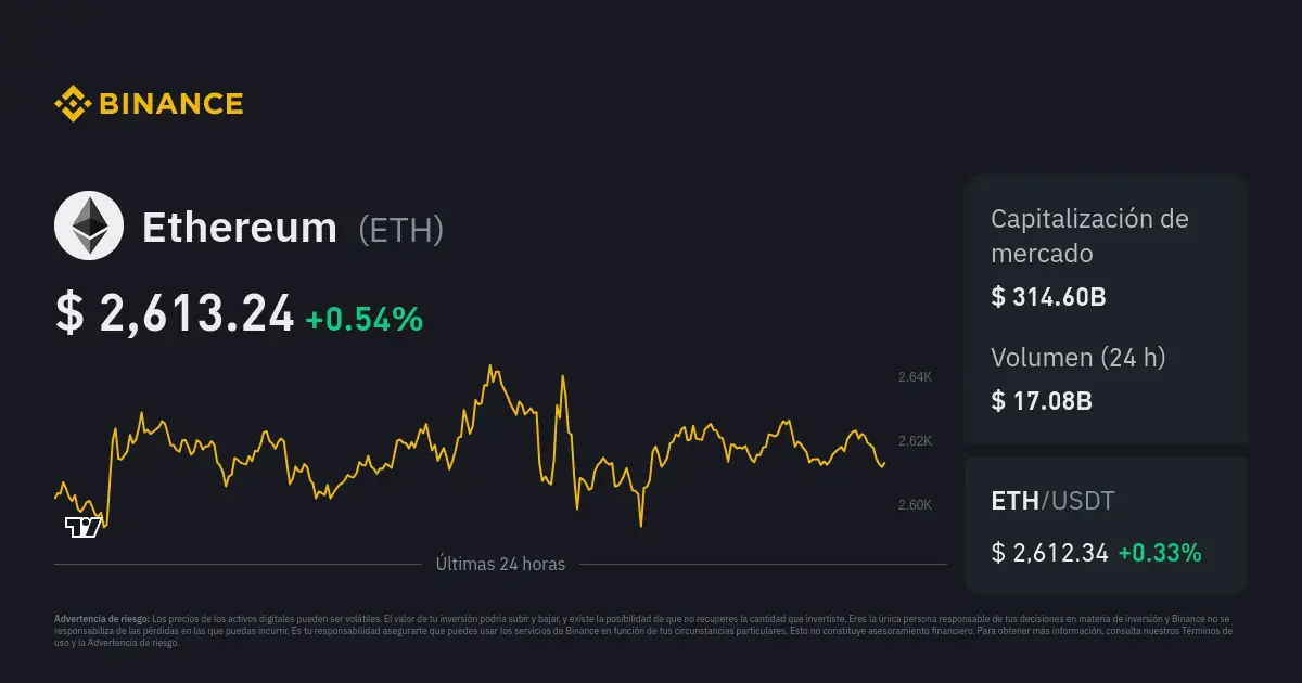 que significa eth en criptomonedas - Qué es un ETH en Binance