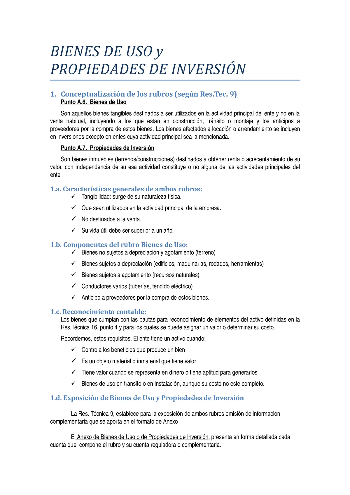 rubro propiedades de inversion - Qué es un rubro de inversión