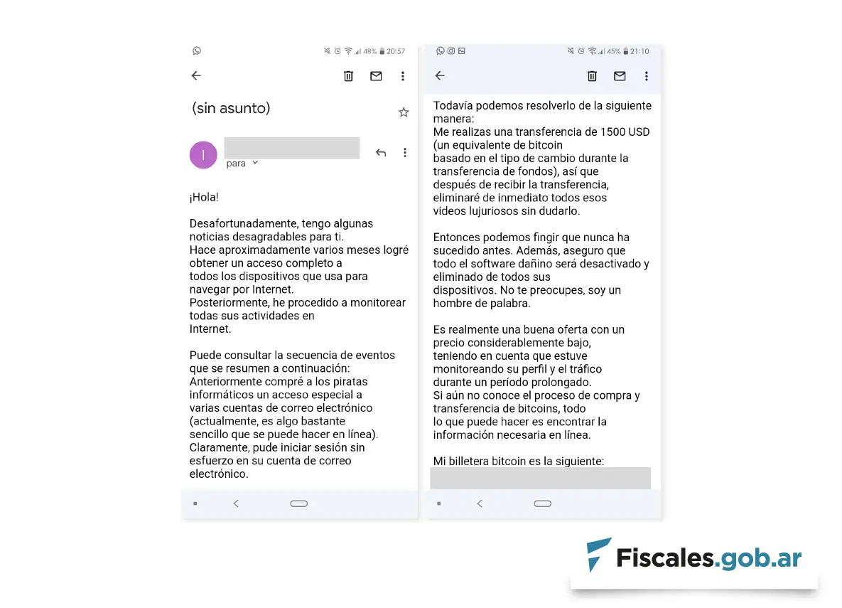 Extorsión por correo electrónico con Bitcoin: cómo protegerte y qué hacer - Qué hacer si recibo un mensaje de extorsión extorsion por correo electronico bitcoin - Qué hacer si recibo un mensaje de extorsión
