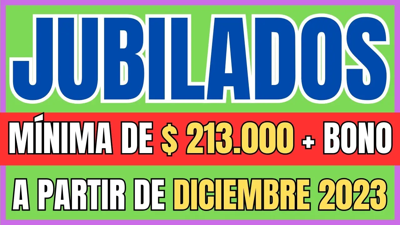 bono jubilados diciembre 2022 - Qué jubilados cobran el bono de 55 mil