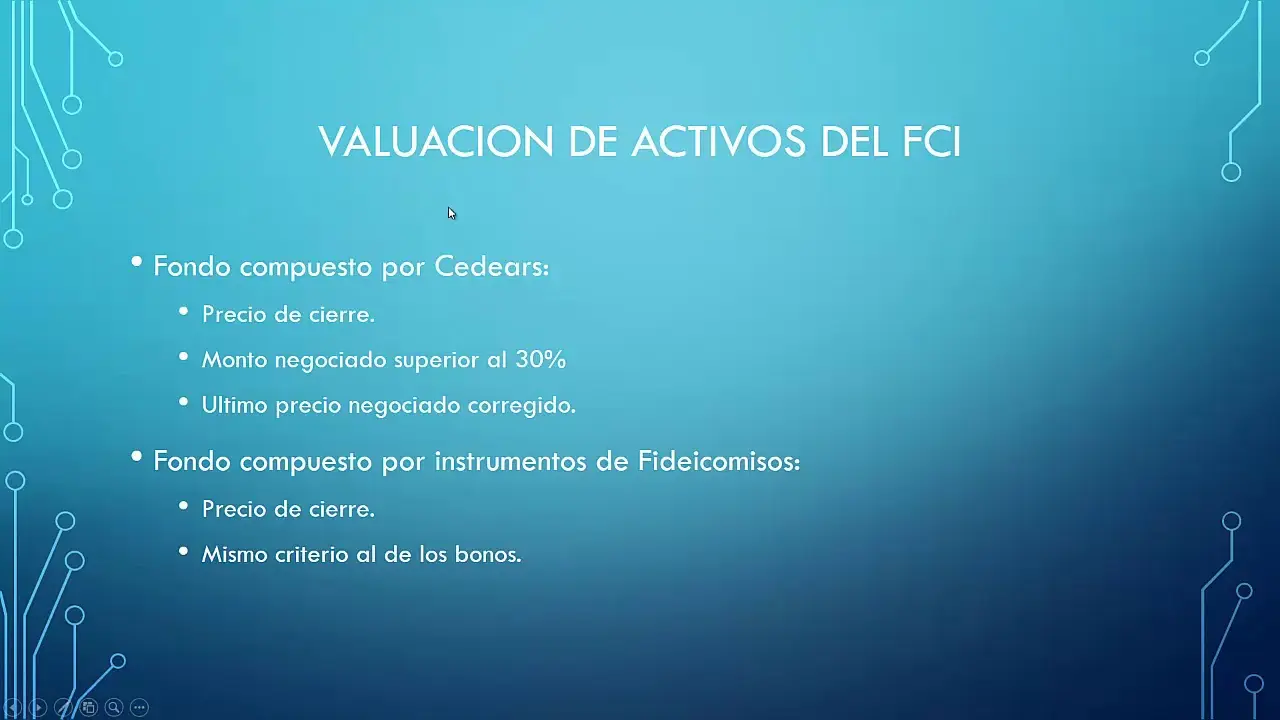 criterios de valuacion contable argentina fondo comun de inversion - Qué porcentaje del patrimonio debe estar invertido en activos pyme específicos en un fondo pyme