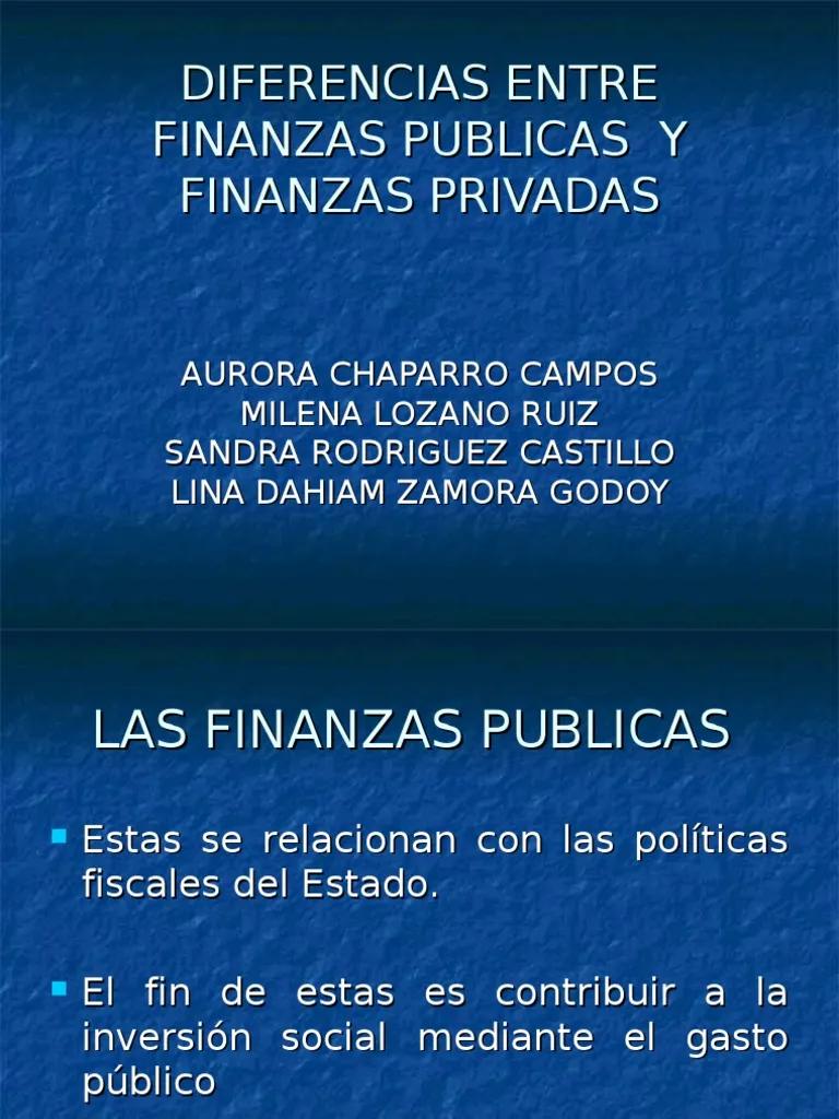 diferencia entre finanzas y hacienda publica - Qué se entiende por hacienda pública