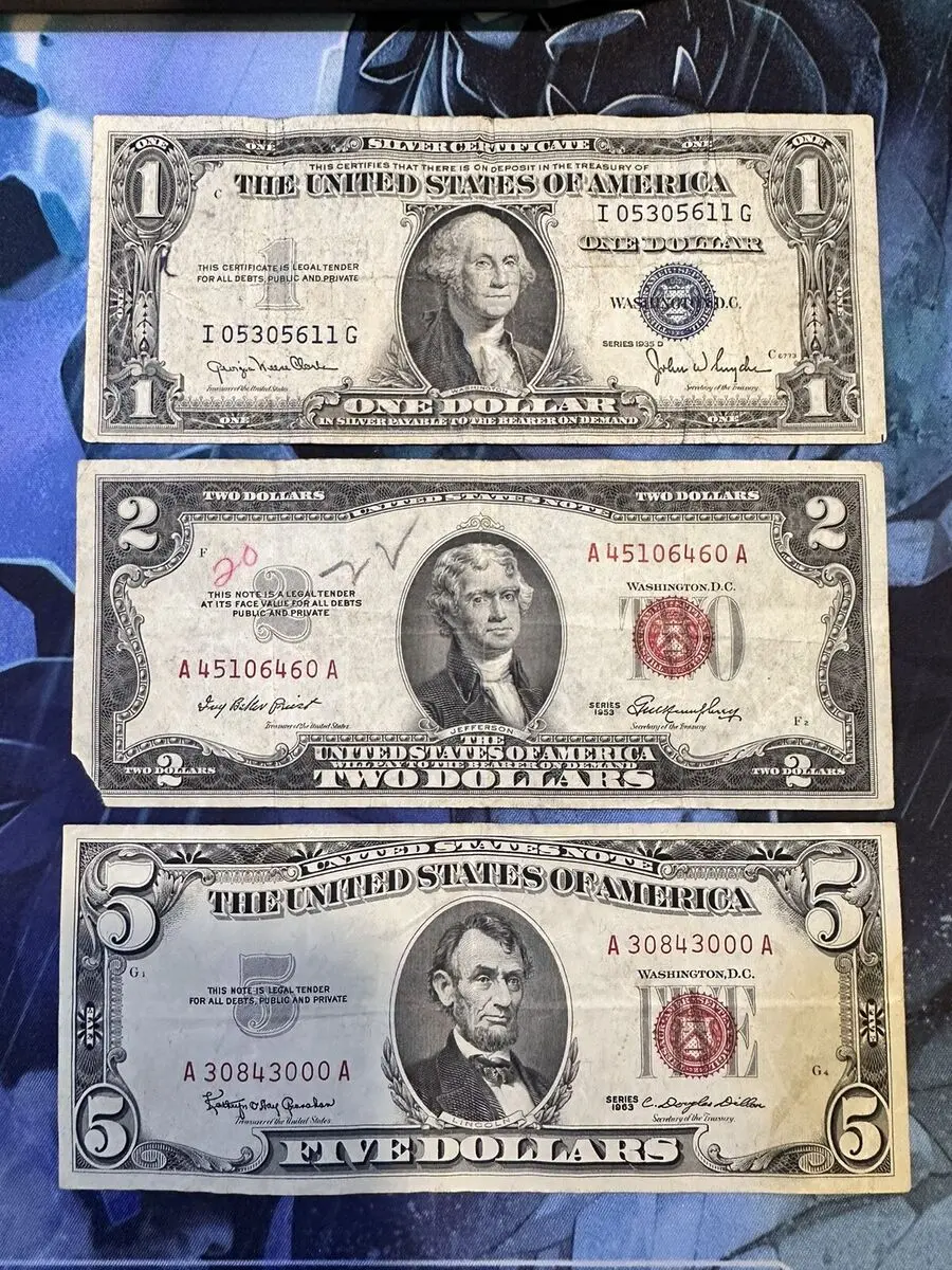 dolar de 1935 sello azul - Qué significa el sello rojo en los dólares