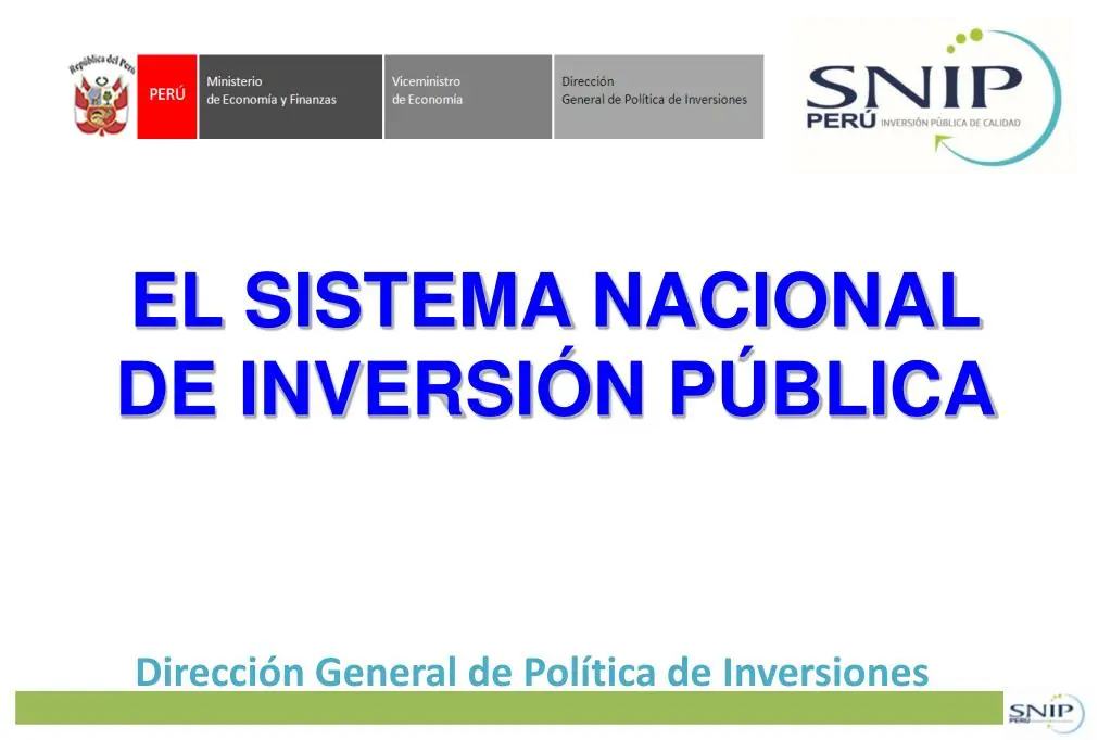 direccion nacional de inversion publica finanzas - Qué son los bapines