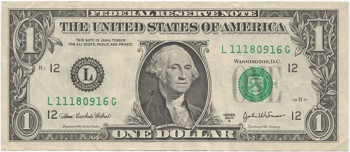 El billete de 1 dólar que puede valer una fortuna: errores de impresión y números de serie - Quién es el que aparece en el billete de 1 dólar billete de 1 dolar - Quién es el que aparece en el billete de 1 dólar