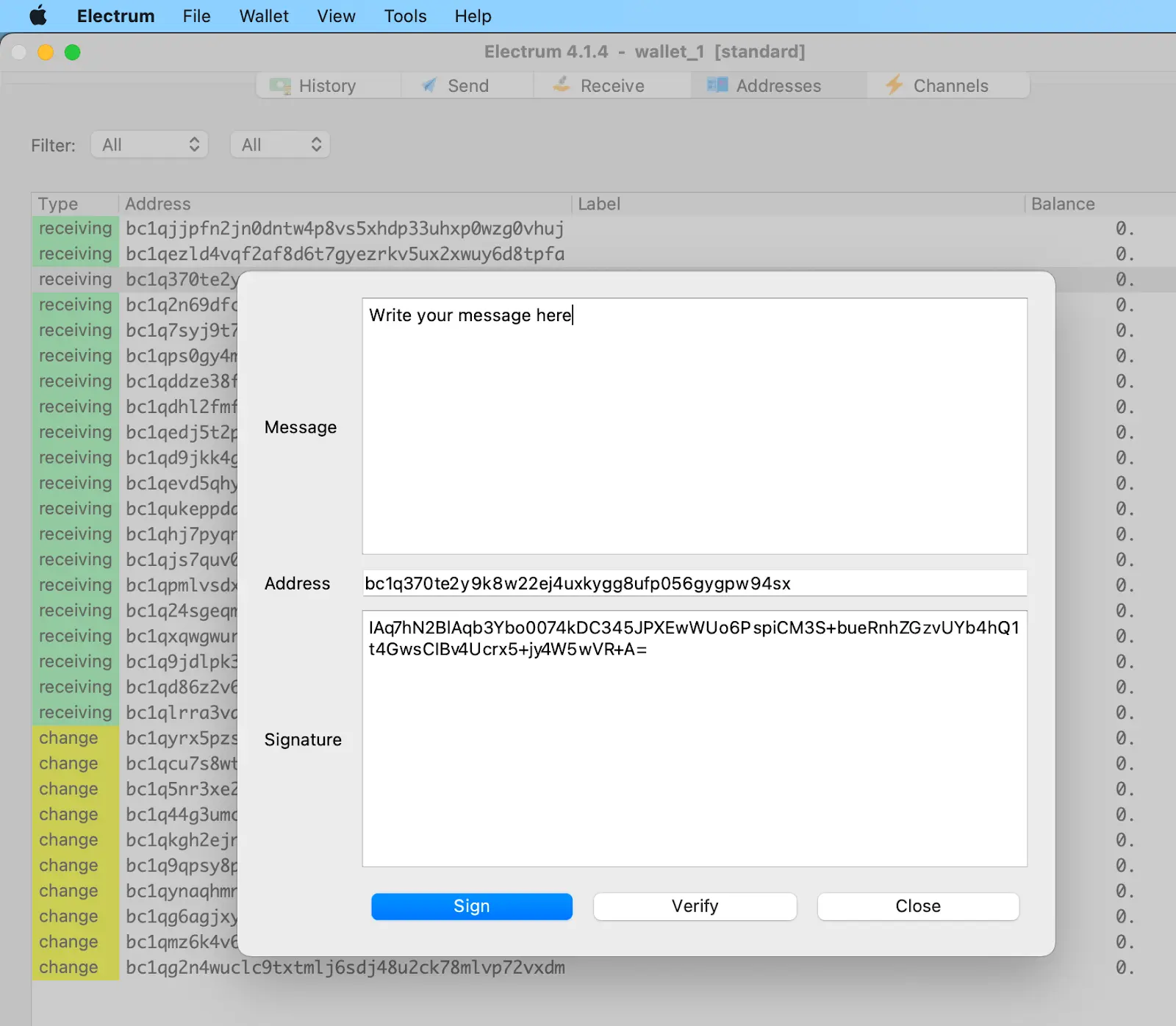 Cómo firmar un mensaje con una dirección de Bitcoin - What can someone do with a Bitcoin address sign a message with a bitcoin address - What can someone do with a Bitcoin address